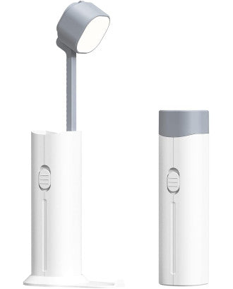 Foldable LED Desk Lamp with USB Charging Port, 3 Brightness Eye-Caring Small Table Lamp, Reading Book Light for Kids Study