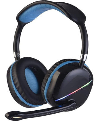 AQM BLESS AQM-15 Wireless Bluetooth Gaming Headset with Mic for Home Office, School, Console Gaming and Immersive Music - 30 Hour Battery Life with 10 M Range