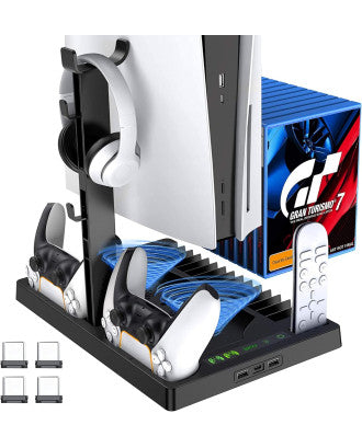 PS5 Vertical Cooling Stand for PS5 Digital Edition/Ultra HD Console