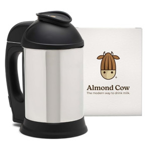 Almond Cow Nut Milk Maker Machine, Plant-Based Maker for Almond, Oat, Cashew Milks and More, Stainless Steel Food Machines, 5-6 Cups Per Batch, 120V