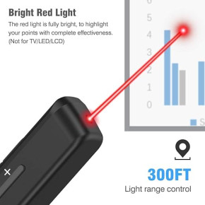 AMERTEER Wireless Presenter, 2 in 1 Type C and USB 2.4GHz PPT Presentation Presenter PowerPoint Presentation