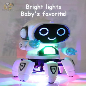 Dance Robot Electric Pet Musical Shining