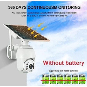 HD Intelligent Solar Energy Alert PTZ Camera