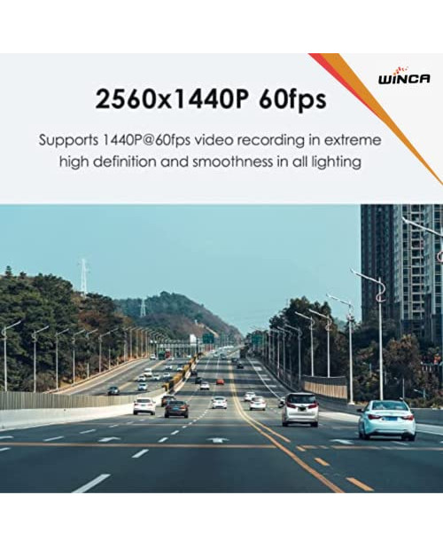 Winca JC400 4G Built-in Dual Channel Dashcam 1080p full HD Car DVR Bluetooth Wi-Fi GPS Car Dashcam DVR Camera Live Video on Web/APP