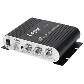 Lepy LP-838 Power Car Amplifier Hi-Fi 2.1 MP3 Radio Audio Stereo Bass Speaker Booster Player