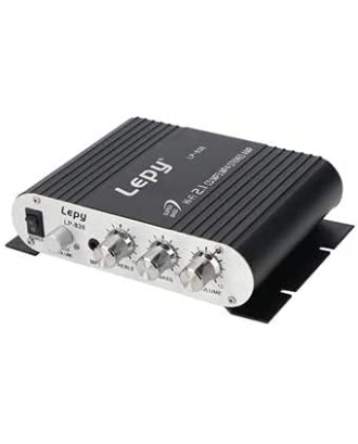 Lepy LP-838 Power Car Amplifier Hi-Fi 2.1 MP3 Radio Audio Stereo Bass Speaker Booster Player