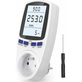 Wattmeter Socket, Ac 185v~264v Energy Meter Power Consumption Meter